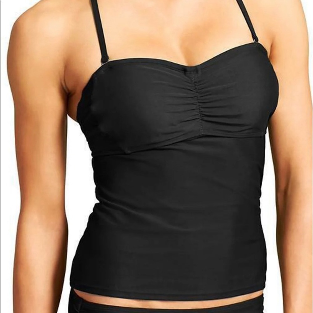 ATHLETA SWIM BANDEAU TANKINI TOP